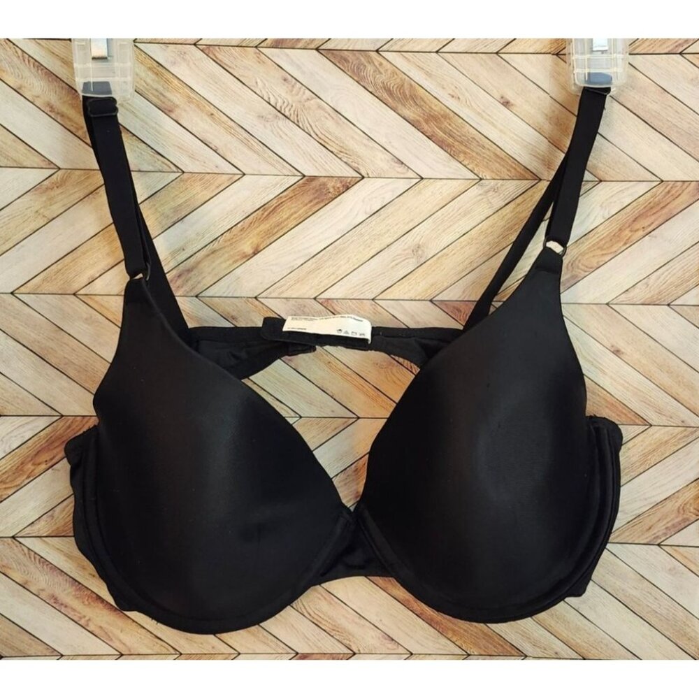 Maidenform 07959 Black One Fab Fit Demi Underwire T-shirt Bra Size 38D